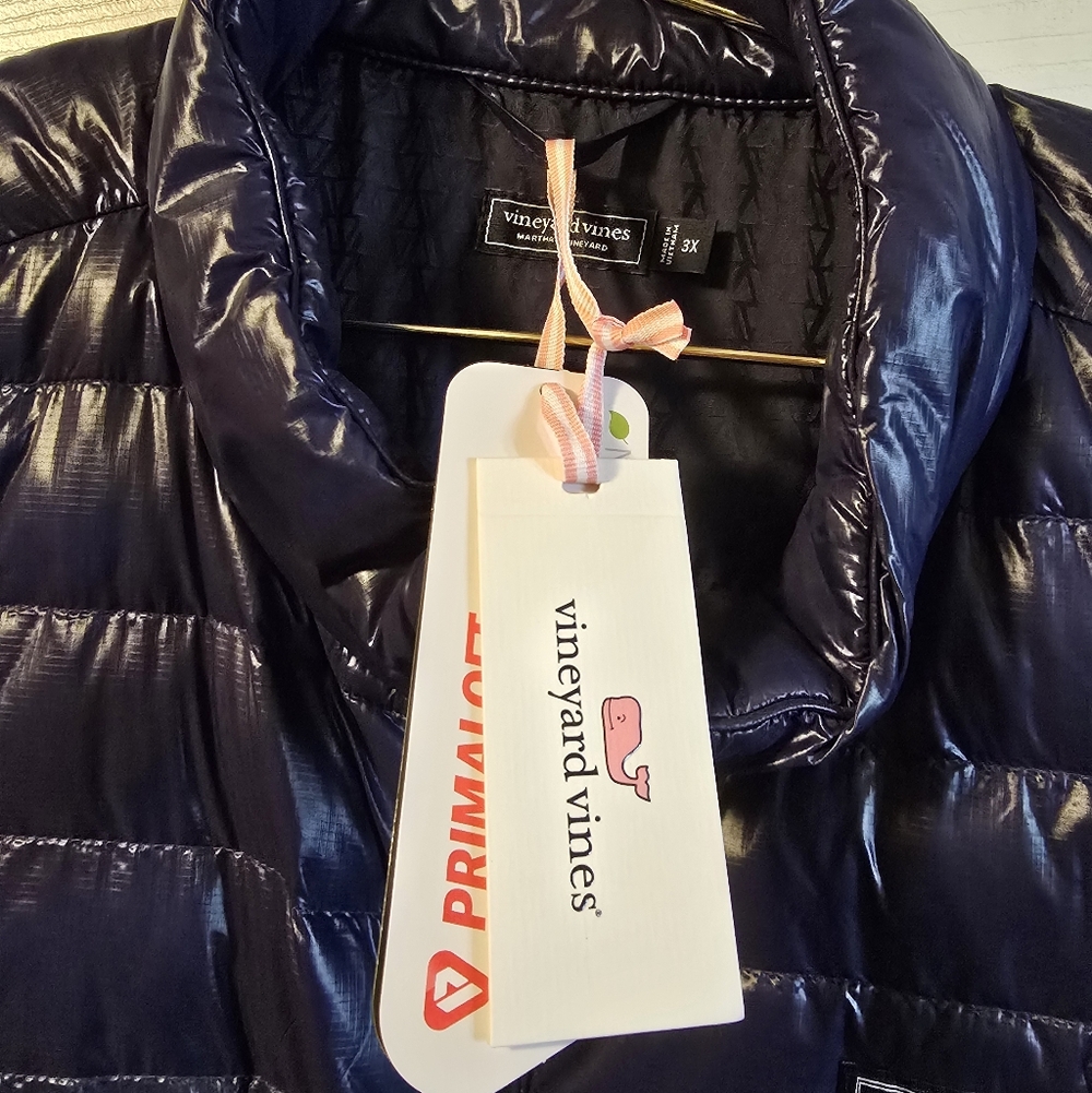 Vineyard Vines 3XL Nautical Navy Puffer Vest (New)